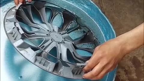 Paint the wheel hub automotive supplies
