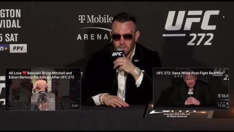 UFC's Colby Covington summarizes why we need Trump back in 20 seconds.