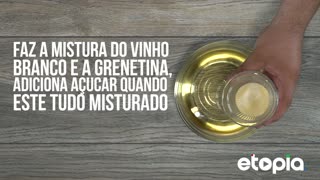 Gelatina de Vinho Branco