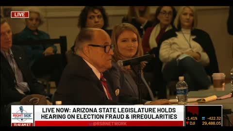 Rudy Giuliani's Opening Statement During Arizona Legislature Hearing on Election Fraud