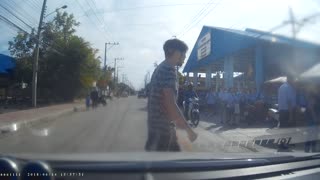 Child Runs Into Moving Car