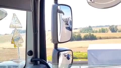 When a trucker gets stuck on a freeway