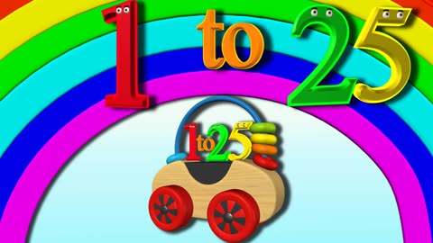 Kids Play Tv - Learn 1 to 25 Numbers for Kids Toddlers Children with Wooden Toy