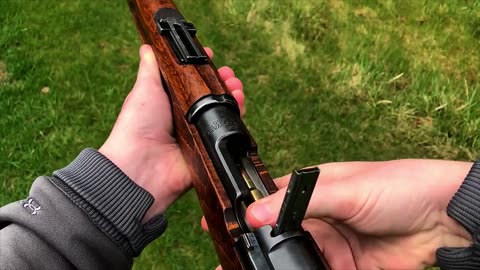 Swedish m.96 Mauser (firing) 4K