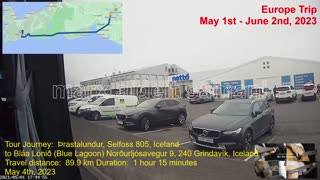 May 4th, 2023 Þrastalundur, Selfoss to Bláa Lónið (Blue Lagoon), Grindavík, Iceland