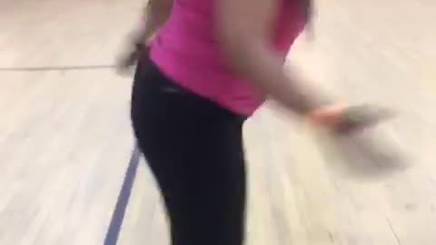 Roller Skating Show-Off Twirls Then Eats It Hard