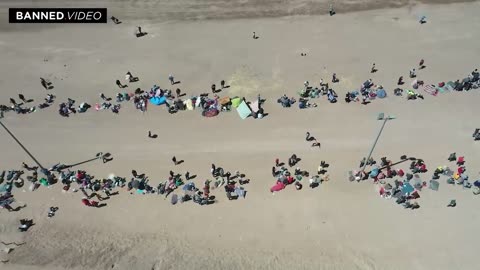 EPIC! Exclusive Drone Footage Of Migrants Being Processed & Brought Into Texas