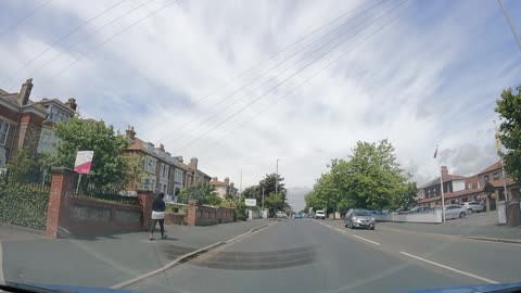 Driving in Weymouth. Speedlapse. GoPro