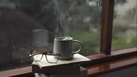 🌧🌩 Relax and Drink your Cup of Tea while you Read and Enjoy the sounds of falling rain 🌧🌩