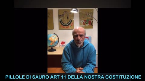 ART 11 I DELLA NOSTRA COSTIUTUZIONE ITALIANA