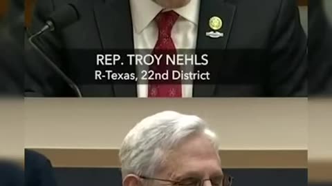 Troy Nehls Schools Merick Garland Who Smirks Like The Trump Judge