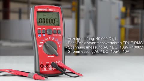 BENNING MM 12 - TRUE RMS-Digital-Multimeter mit Logging-Funktion und Bluetooth®-Schnittstelle (de)