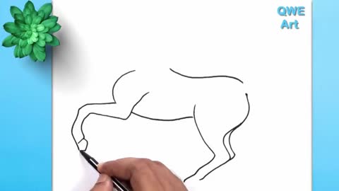 Draw The Shape Of The Front Hoof Of A Horse