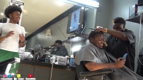 Fake Barber Prank In The Hood