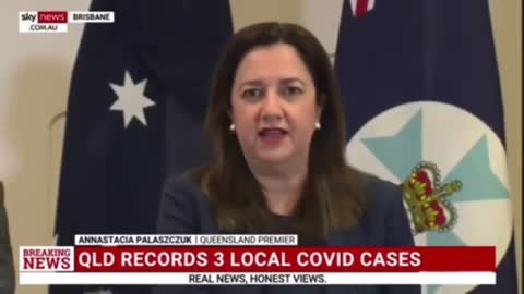 Australia's Queensland Premier Says Masks Must Be Worn "Until Everyone Gets Their Vaccine"
