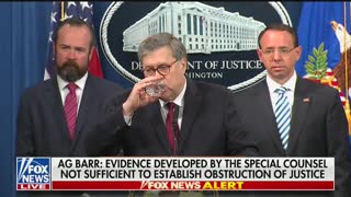 Barr speaks to press about Mueller report