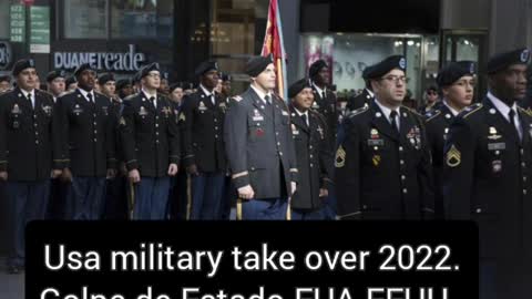 Usa military take over 2022 golpe de estado EEUU EUA