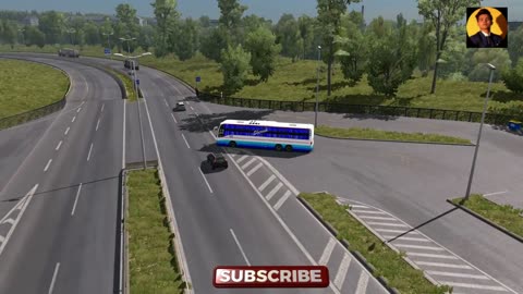 ETS 2 Indian Bus Driving [SRS Sleeper] - Starting from Hotel on a long journey