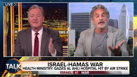 Piers Morgan and Bassemm youssef heated debate On Israel Hamas war