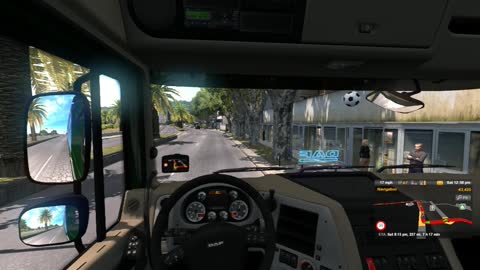 Tomatoes Delivery Bastia To Cagliari - Euro Truck Simulator 2 Gameplay