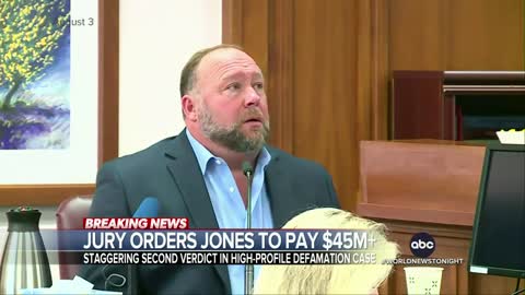 Alex Jones ordered to pay $49 million in Sandy Hook defamation trial