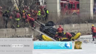 Man dies after collision sends vehicle through ice on Keating Channel