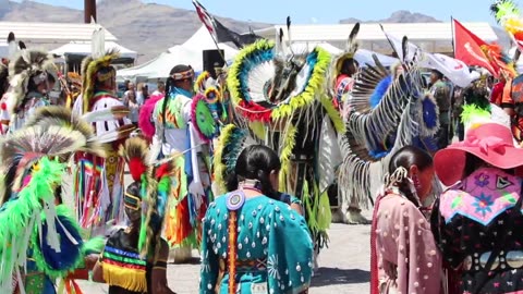 Activity at the Paiute Pow Wow on May 27, 2017 near Las Vegas.