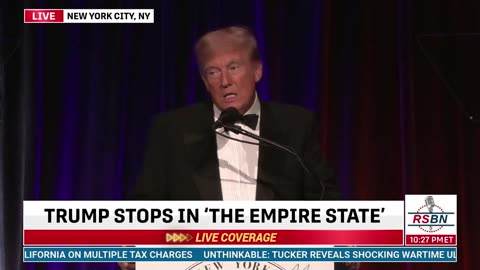 FULL EVENT: President Donald J. Trump Headlines the NYYRC's 111th Annual Gala - 12/9/2023