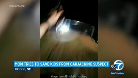 Mom Jumps On Hood Of Car As Carjacker Speeds Away With Her Children