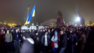 Euromaidan Dancing in Maidan 2014
