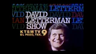 June 25, 1985 - Horst Longenecker KTSM El Paso News Promo & David Letterman Show Bumper