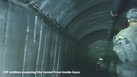 The IDF has discovered Hamas' largest tunnel in northern Gaza