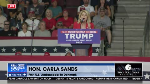 Carla Sands - Trump will put the American poeple first