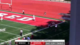 October 6, 2018 - Wabash at Denison, College Football Highlights