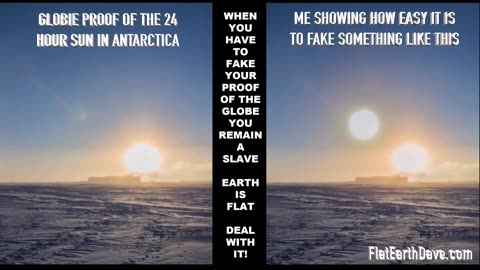 24 HOUR SUN IN ANTARCTICA DEBUNKS FLAT EARTH!