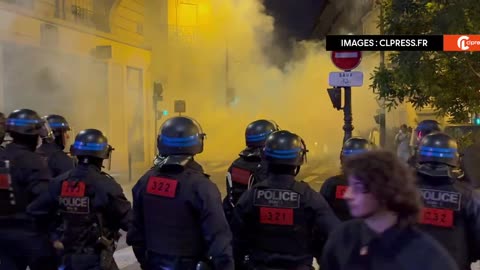 BREAKING: Far-left radicals are rioting in Paris over the "far-right" landslide