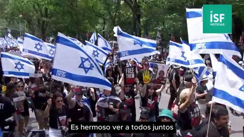 Miles marchan en Nueva York para apoyar a Israel