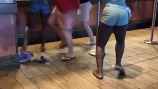 Brawl at Florida Fast Food Restaurant