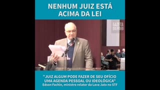 Fachin sobre ação de juízes : Relator da Lava Jato no STF diz que agenda pessoal ou ideológica não pode pautar ação de magistrados.