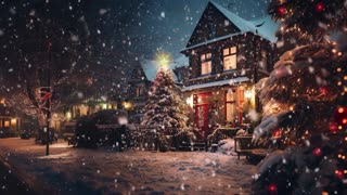 ⛄ Old and Classic Christmas Songs 🎵 Christmas Music with Snowy 🎄 Merry Christmas 🎅🏼
