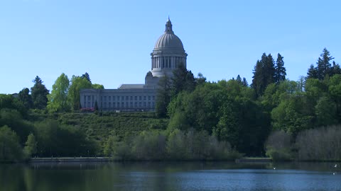 video view of the washington state capital building