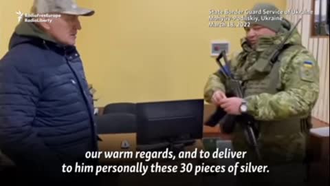 Ukraine offers Belrus Ambassador 30 Pieces of Silver to take to his President
