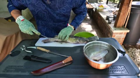 How to Skin & Clean Catfish for Amazing Blackened Fish & Grits!