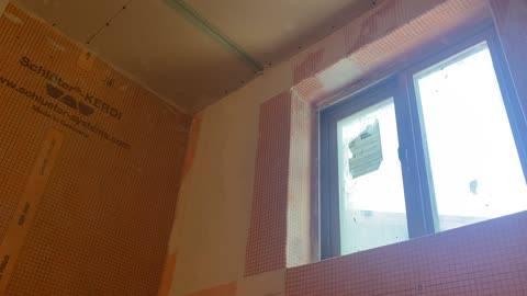 Custom Shower Schluter Kerdi Install Part 7