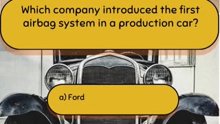 Automotive History Question 17