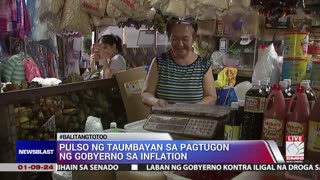 Pulso ng taumbayan sa pagtugon ng gobyerno sa inflation