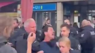 MUSLIM SYMPATHIZERS CLASH WITH SYSTEM PIGS IN SEVERAL GERMAN CITIES.