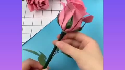 Handmade paper flower 🌹