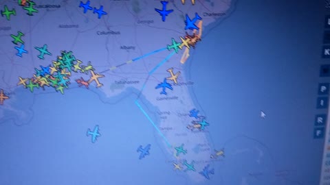 ISR Planes And Apaches South East of Savannah