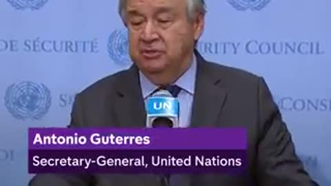 🇺🇳UN Secretary-General Antonio Guterres tells President Putin “